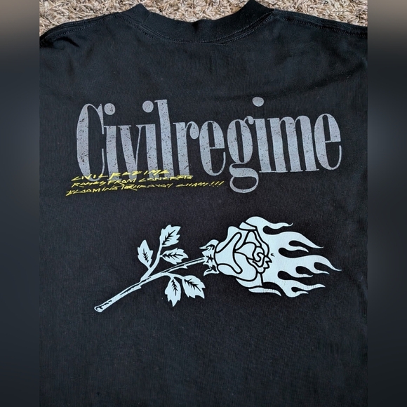 Civil Regime Marvel Wolverine Black Cotton Logan Shirt Men's L - Picture 8 of 8